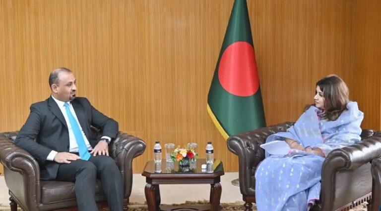 অর্থনৈতিক সহযোগিতা বাড়ানো নিয়ে ইরাকের দূতের সঙ্গে আলোচনা